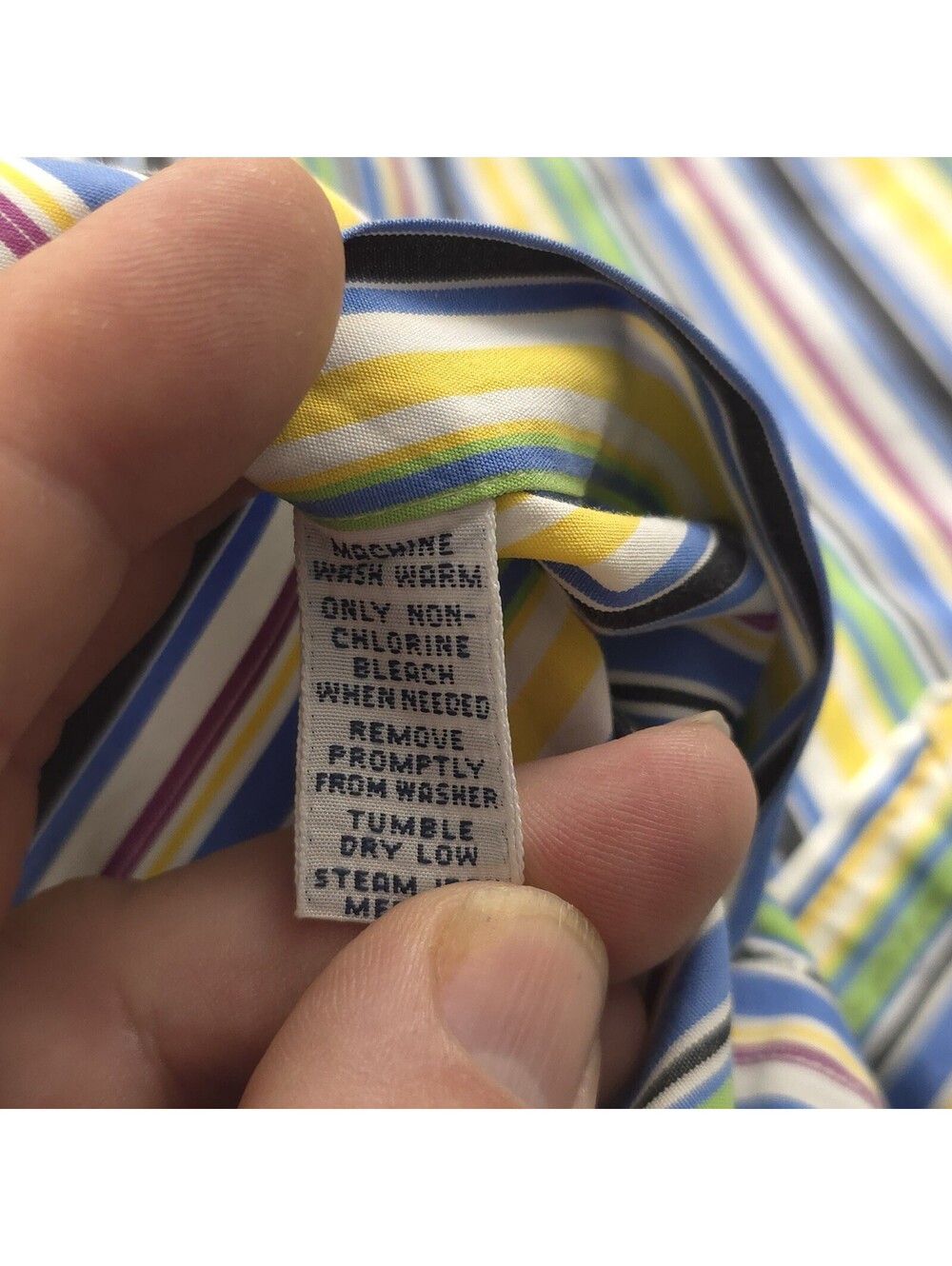 Polo Ralph Lauren Shirt Men XL Classic Fit Stripe Button Down Cotton Preppy - Picture 5 of 7